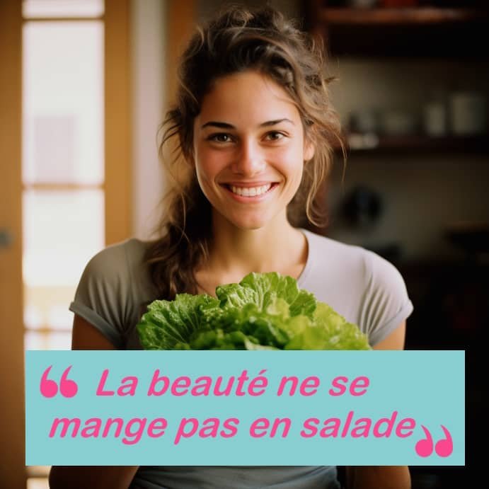 La beauté ne se mange pas en salade : signification de l'expression