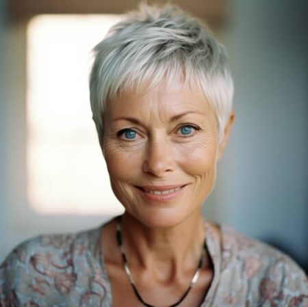 Coupe De Cheveux Court Femme De 60 Ans Avec Mèches : 10 Idées