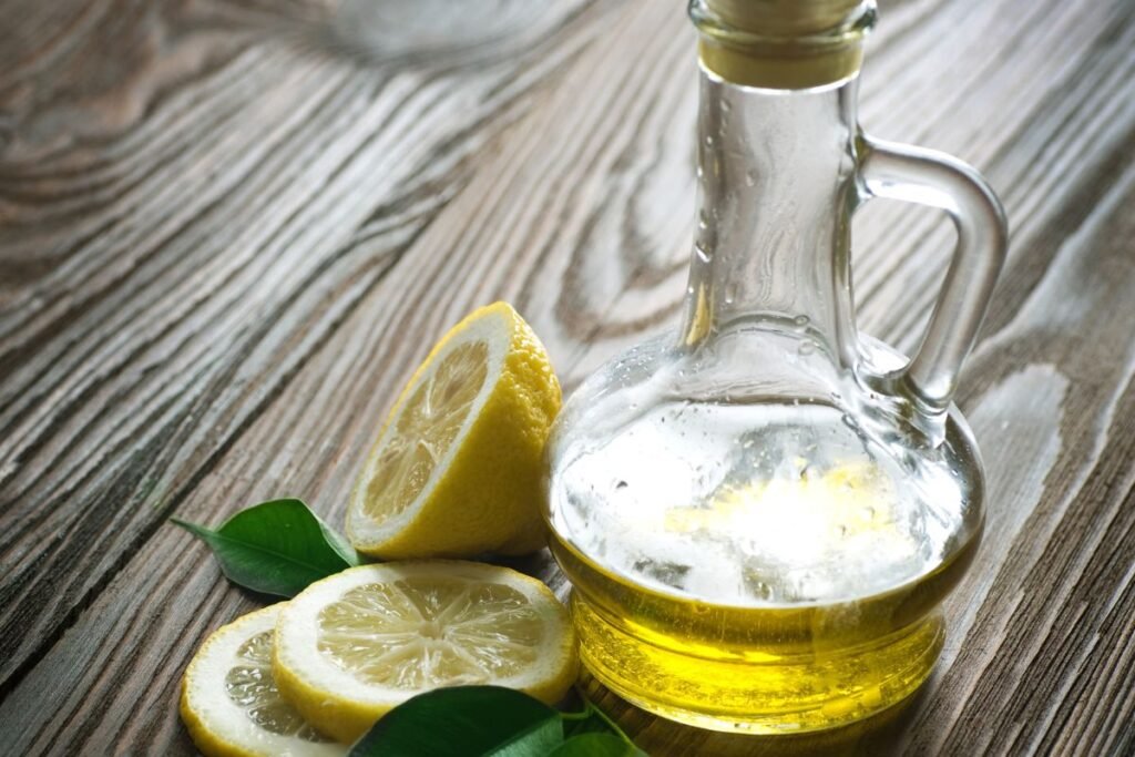 Masque citron huile olive démangeaisons cuir chevelu